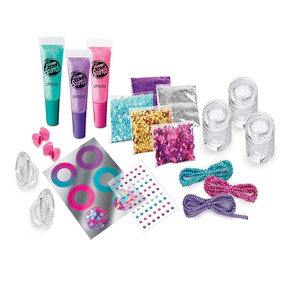 Shimmer 'N Sparkle - Glitter & Gem Lip Gloss Locket Kit
