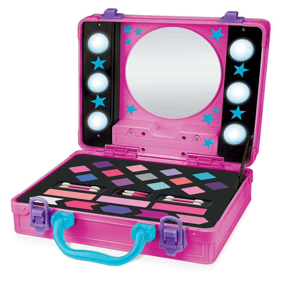Shimmer N Sparkle - Light-Up Beauty Case - Pink
