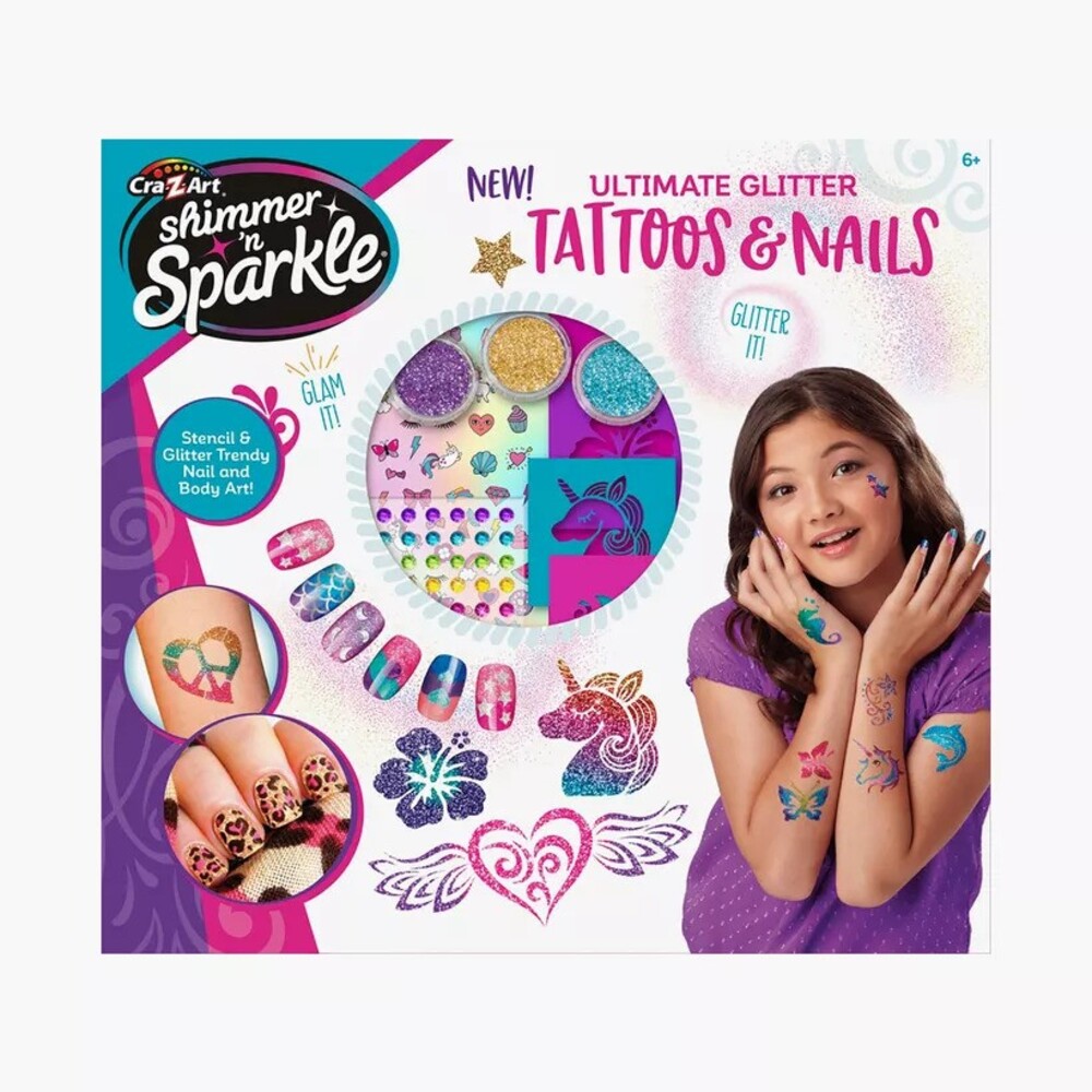 Shimmer N Sparkle Nails and Body Tattoos Set