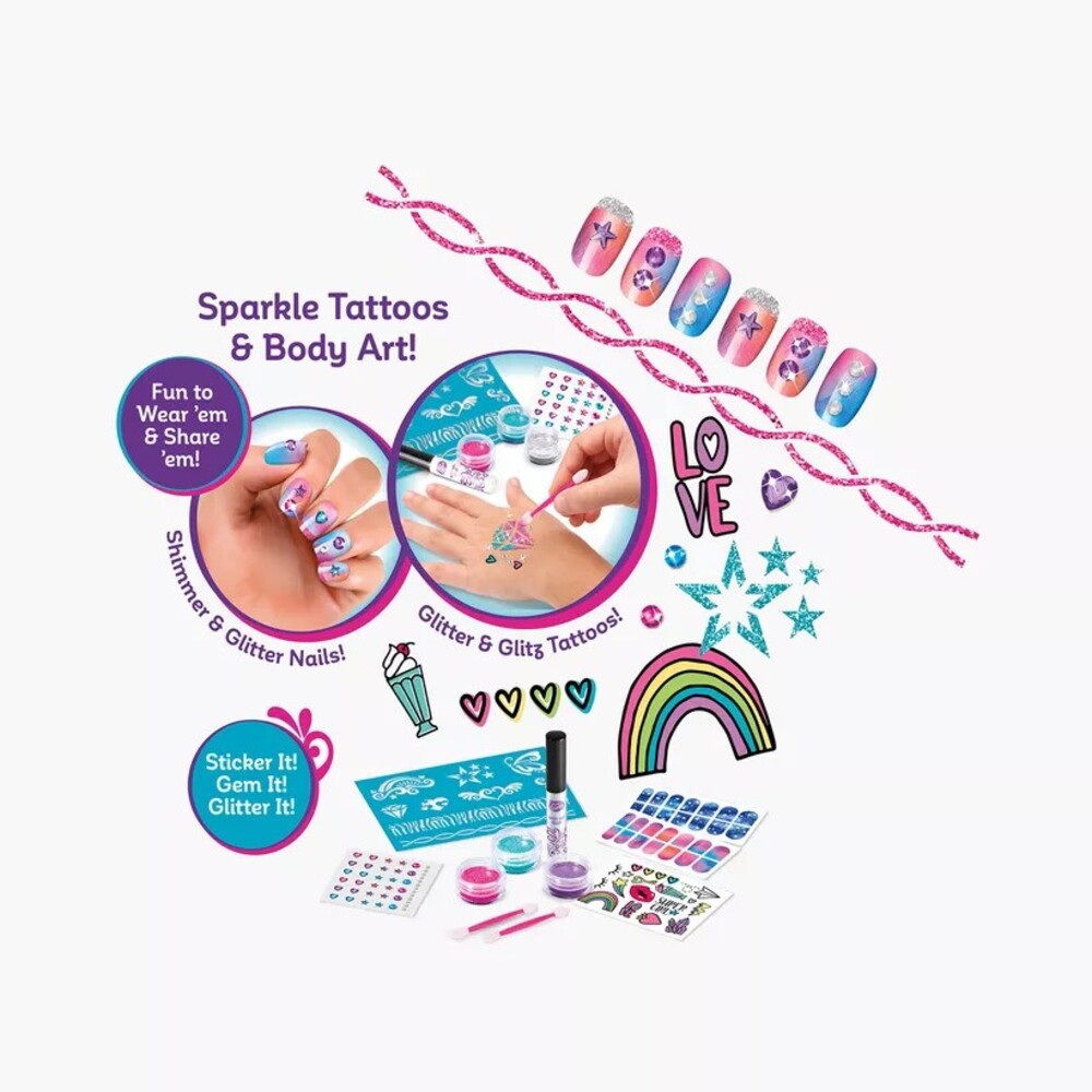Shimmer N Sparkle Nails and Body Tattoos Set
