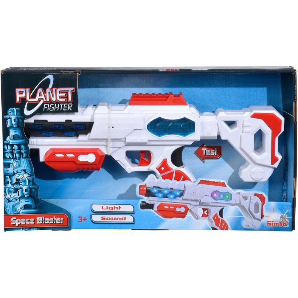 Simba - Planet Fighter Space Blaster Laser Gun 38Cm