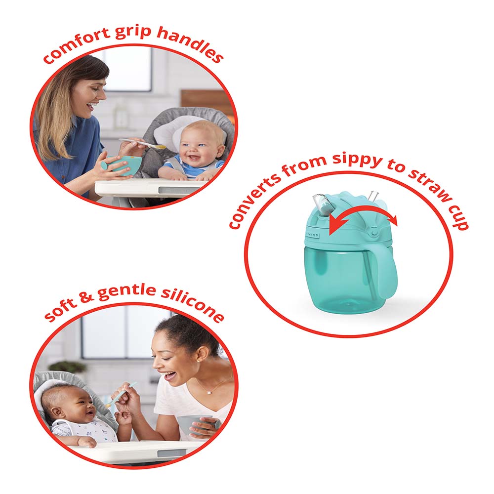 Skip Hop - Easy Feed Mealtime Set - Teal/Grey