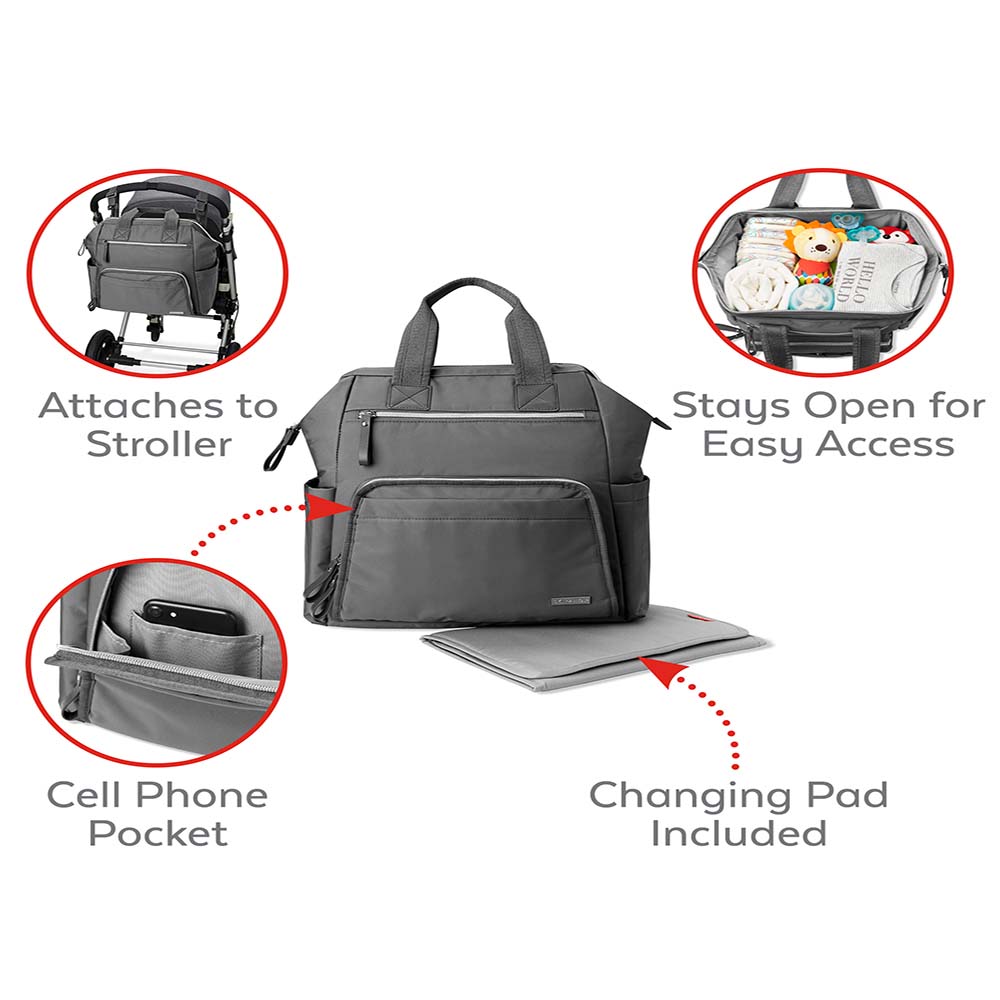 Skip Hop - Main Frame Backpack - Charcoal