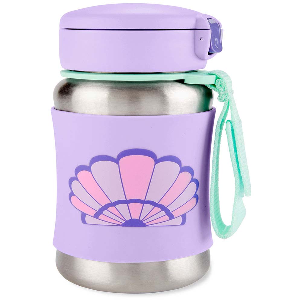 Skip Hop - Spark Style SS Straw Bottle Seashell