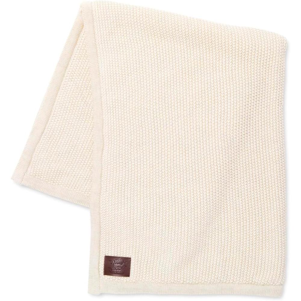 Snuz - Organic Knitted Cellular Breathable and Light Weight Baby Blanket - Linen