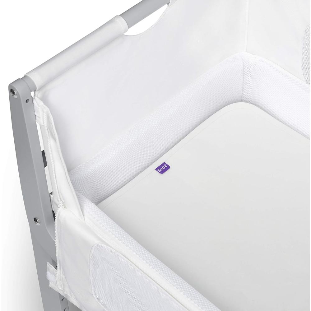 Snuz - Pod4 100% Waterproof With Moisture Wicking Cotton Surface Mattress Protector - White