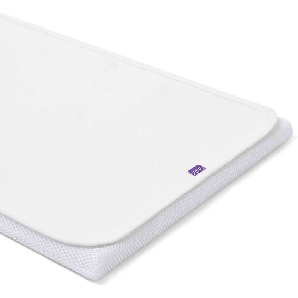 Snuz - Pod4 100% Waterproof With Moisture Wicking Cotton Surface Mattress Protector - White