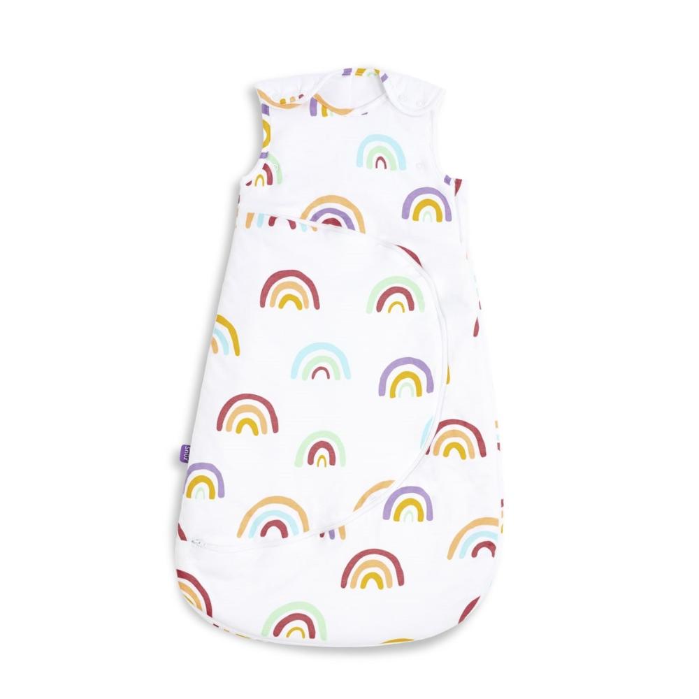 Snuz - Pouch Baby Sleeping Bag with Zip for Easy Nappy Changing 4 - Rainbow