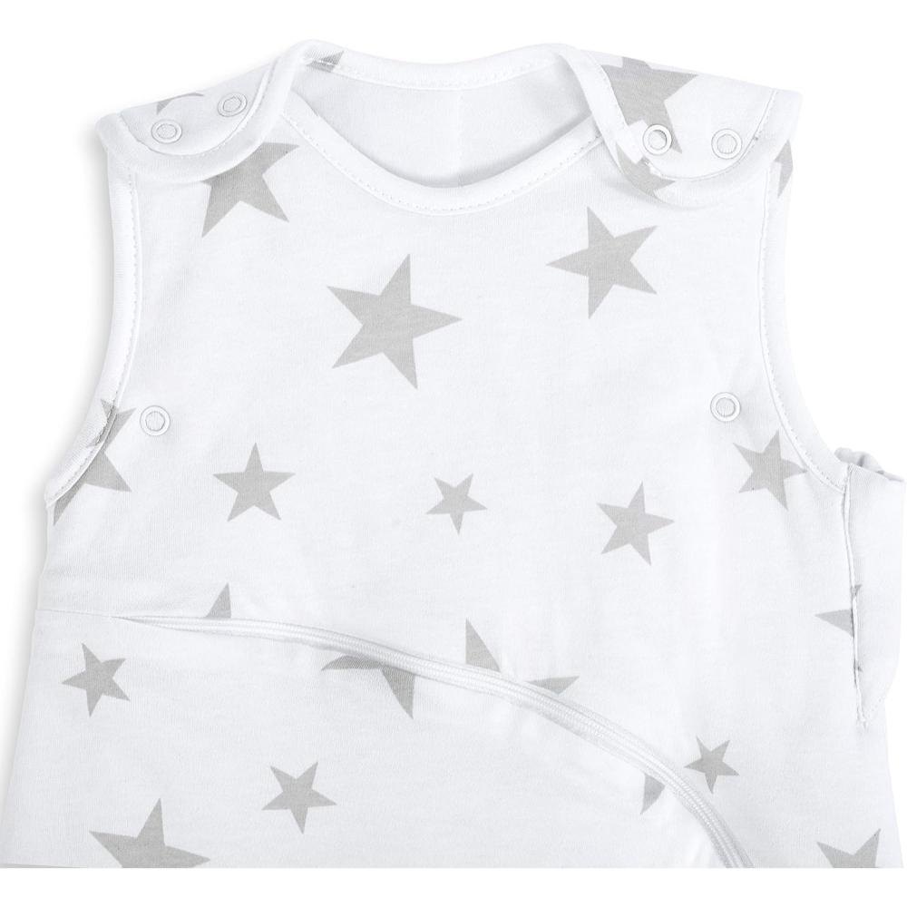 Snuz - Pouch Baby Sleeping Bag with Zip for Easy Nappy Changing L - Grey Star