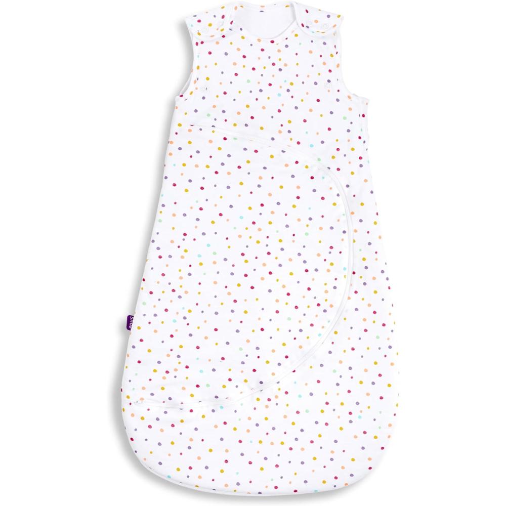 Snuz - Pouch Baby Sleeping Bag with Zip for Easy Nappy Changing Large - Multi Spot