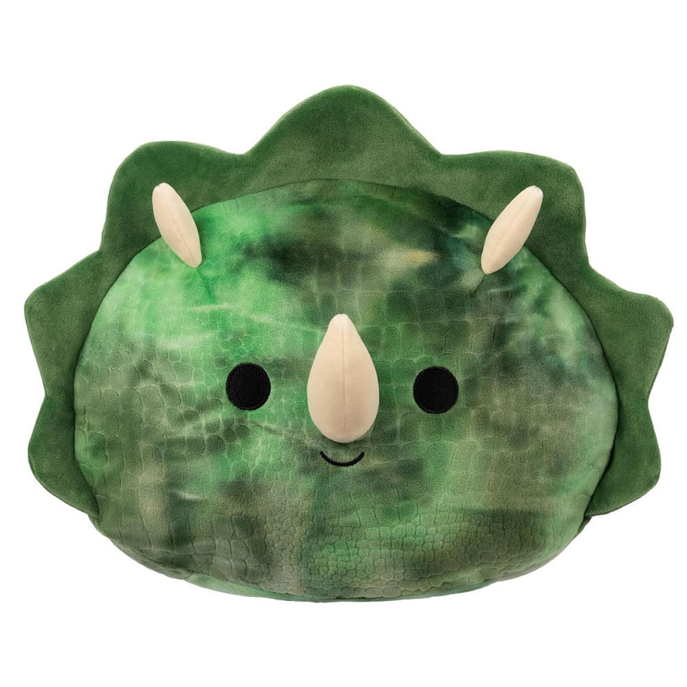 Squishmallows - Medium Plush Stackables- Trey - Textured Green Triceratops 12"