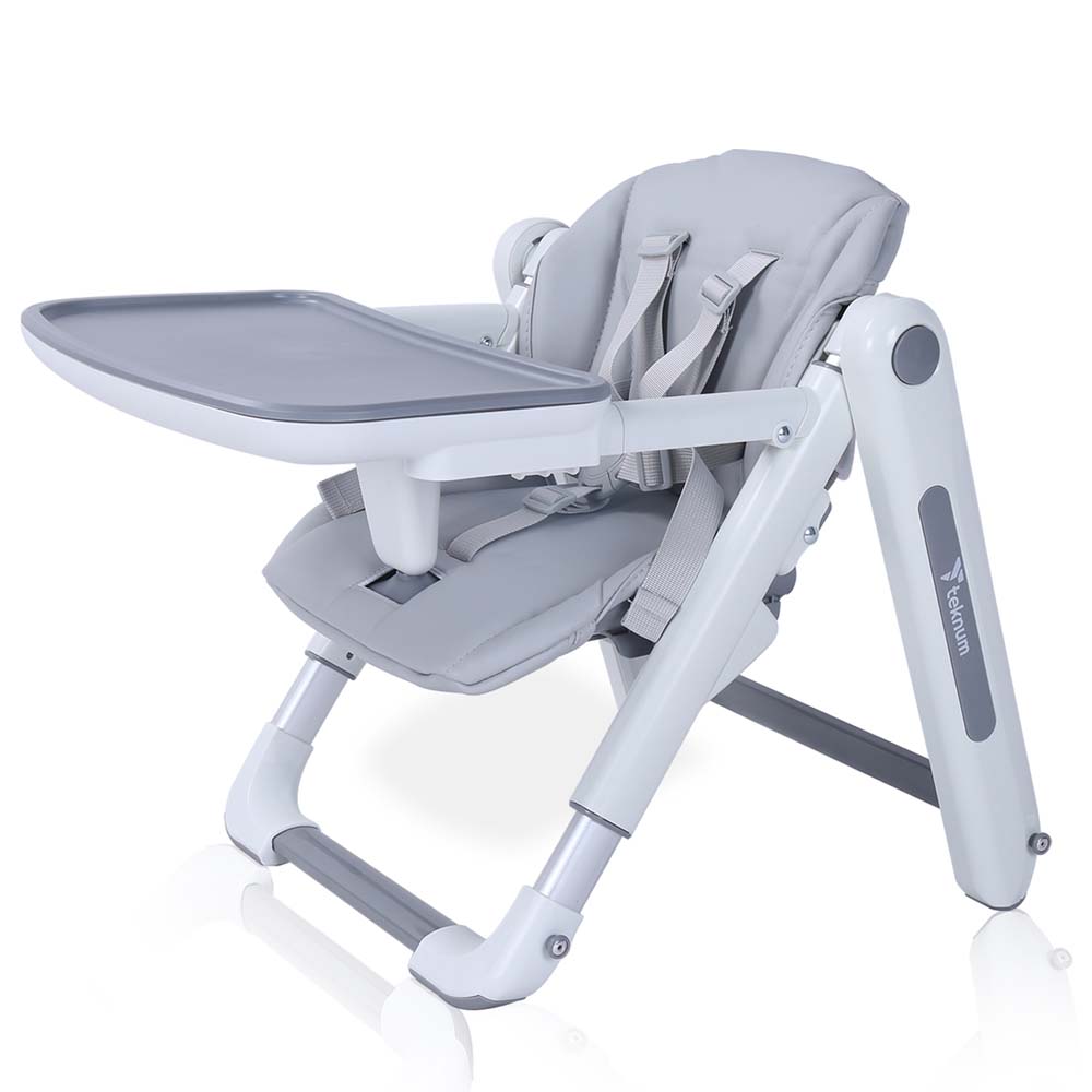 Teknum - 3-IN-1 Kids Foldable Dining Booster Chair - Grey