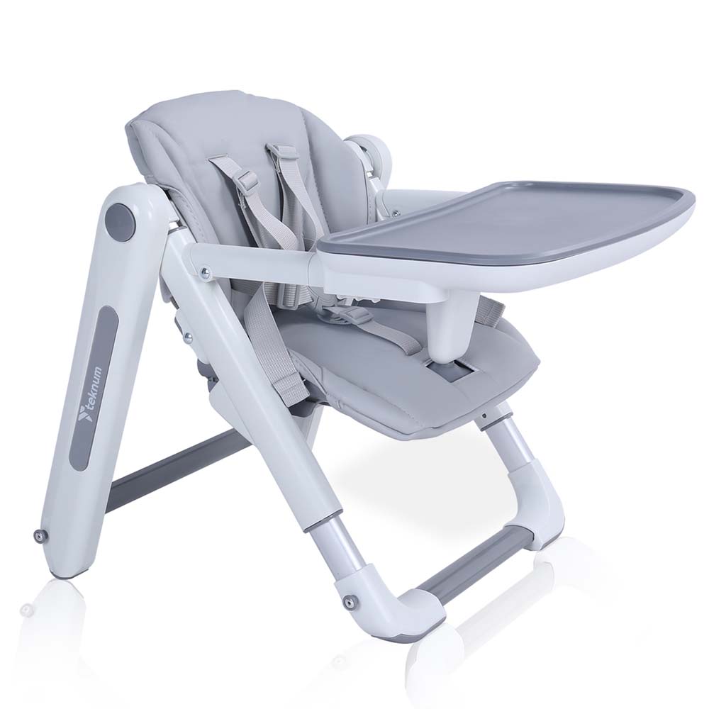 Teknum - 3-IN-1 Kids Foldable Dining Booster Chair - Grey