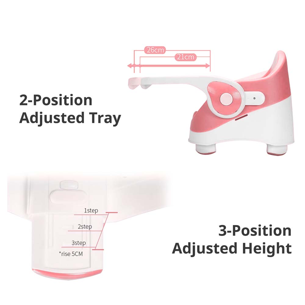 Teknum - Portable Booster Chair - Pink
