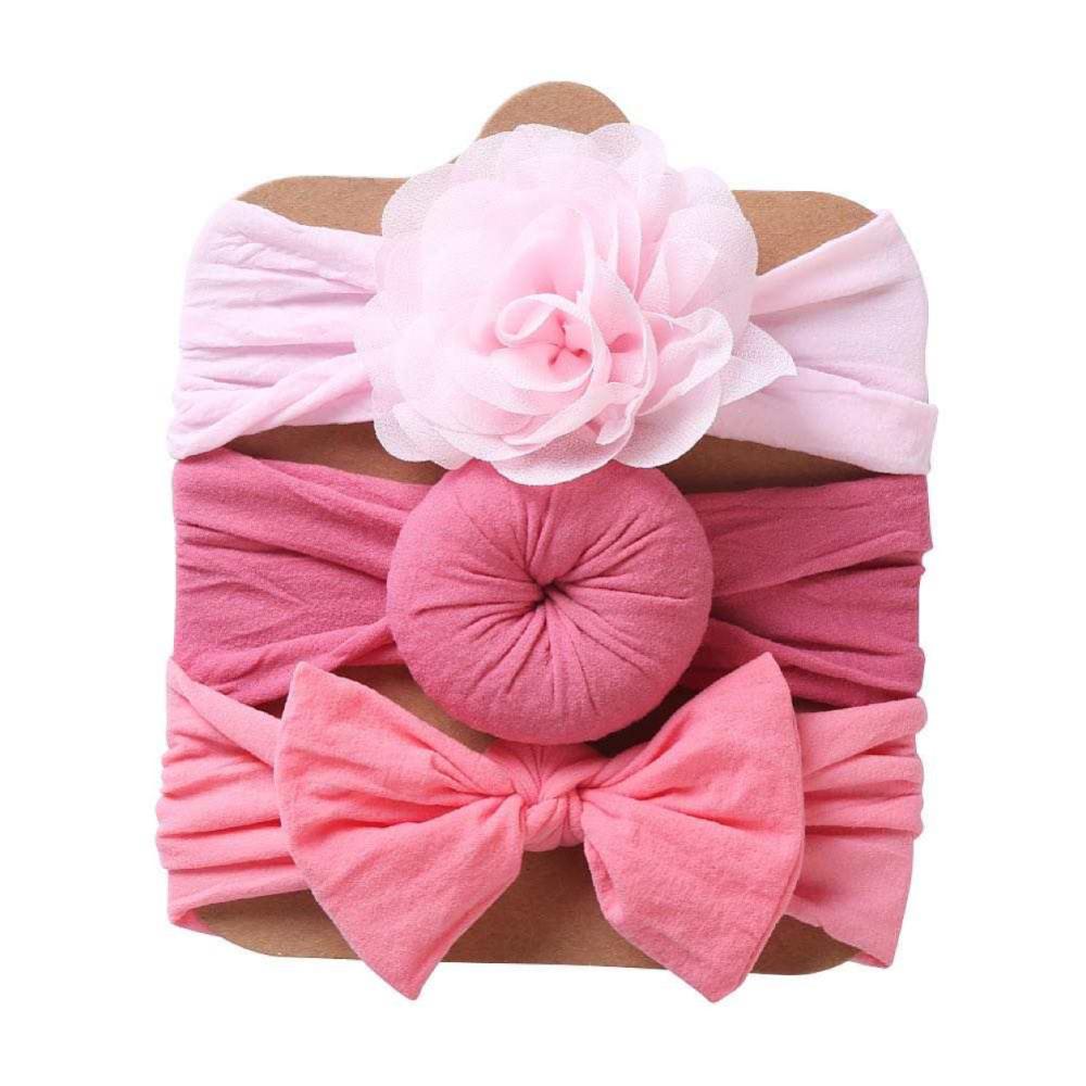 The Girl Cap - Assorted Headband Light pink, Dark pink, Peach