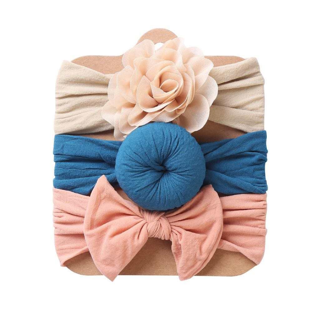The Girl Cap - Assorted Headband Off white Blue Orange