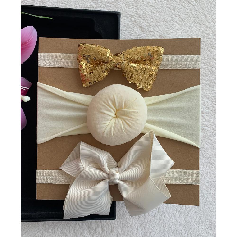 The Girl Cap - Shimmer Headbands - Gold