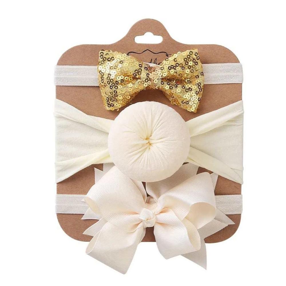 The Girl Cap - Shimmer Headbands - Gold
