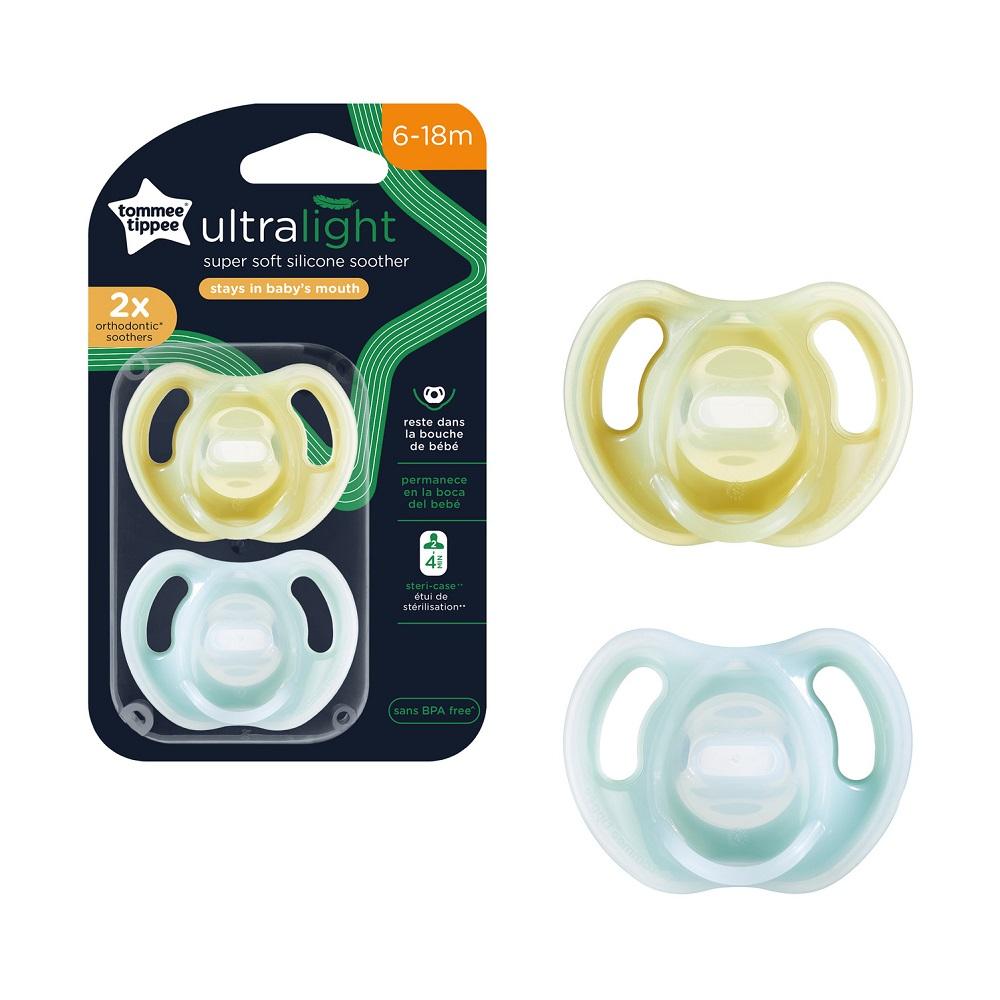 Tommee Tippee - Ultra-Light Silicone Soother 6-18M 