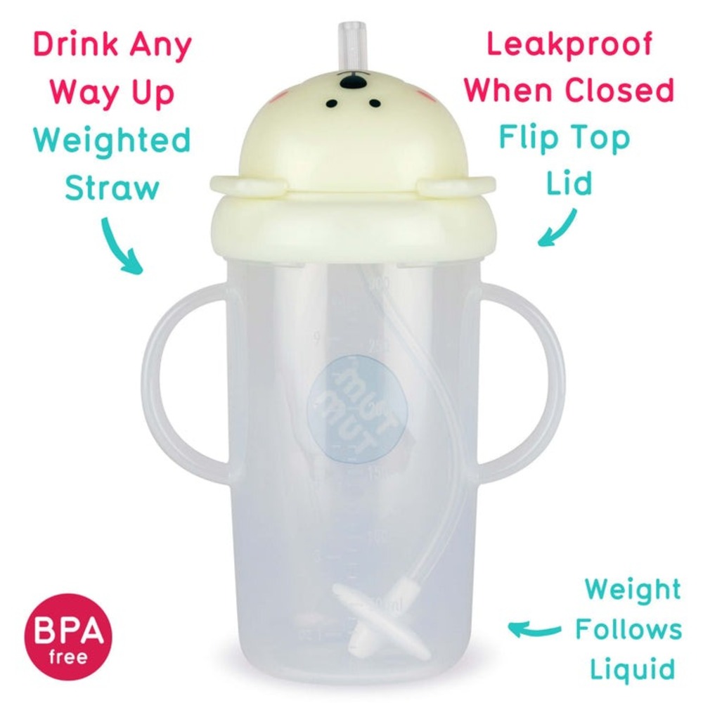 Tum Tum - Large Tippy Up Cup With Straw - Series 3 - Polar - 300ml
