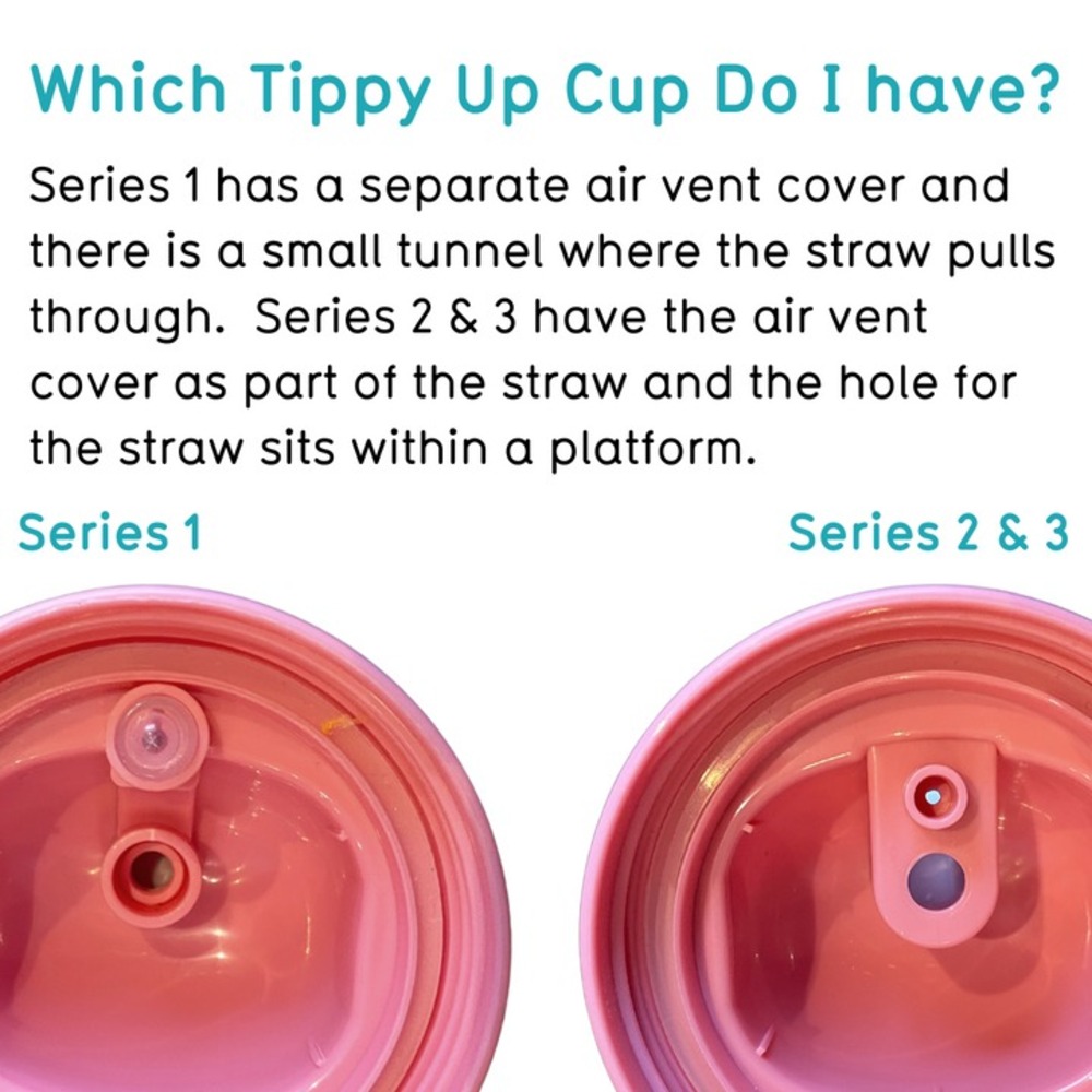 Tum Tum - Tippy Up Cups - Replacement Straws and Brush Set - Series 3 - 3pcs