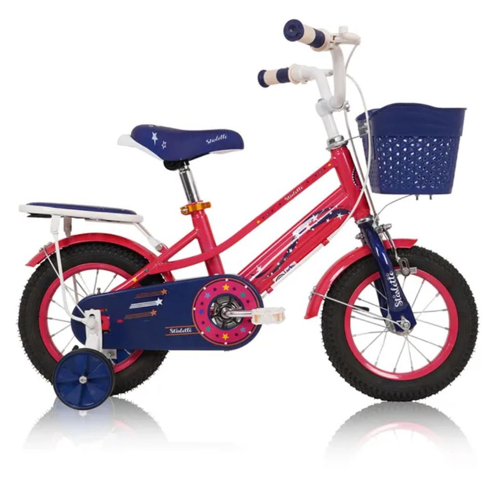Vego - Starlette Bicycle 12-inch W/Training Wheels - Dark Pink