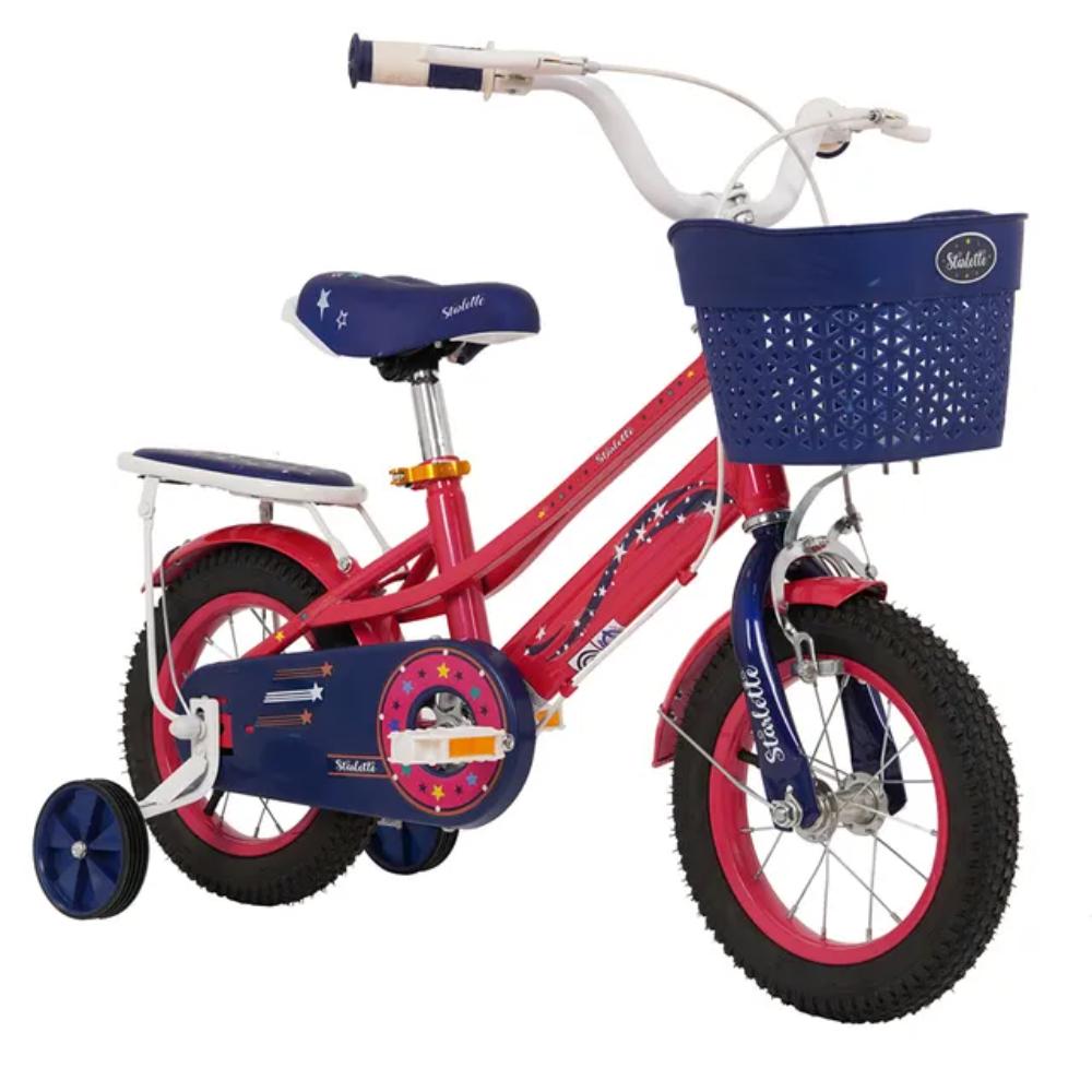 Vego - Starlette Bicycle 12-inch W/Training Wheels - Dark Pink