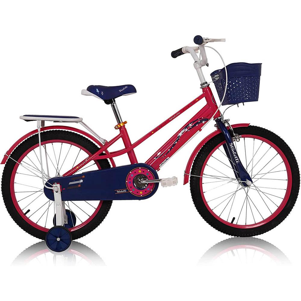 Vego - Starlette Bicycle 20-inch W/Training Wheels - Dark Pink