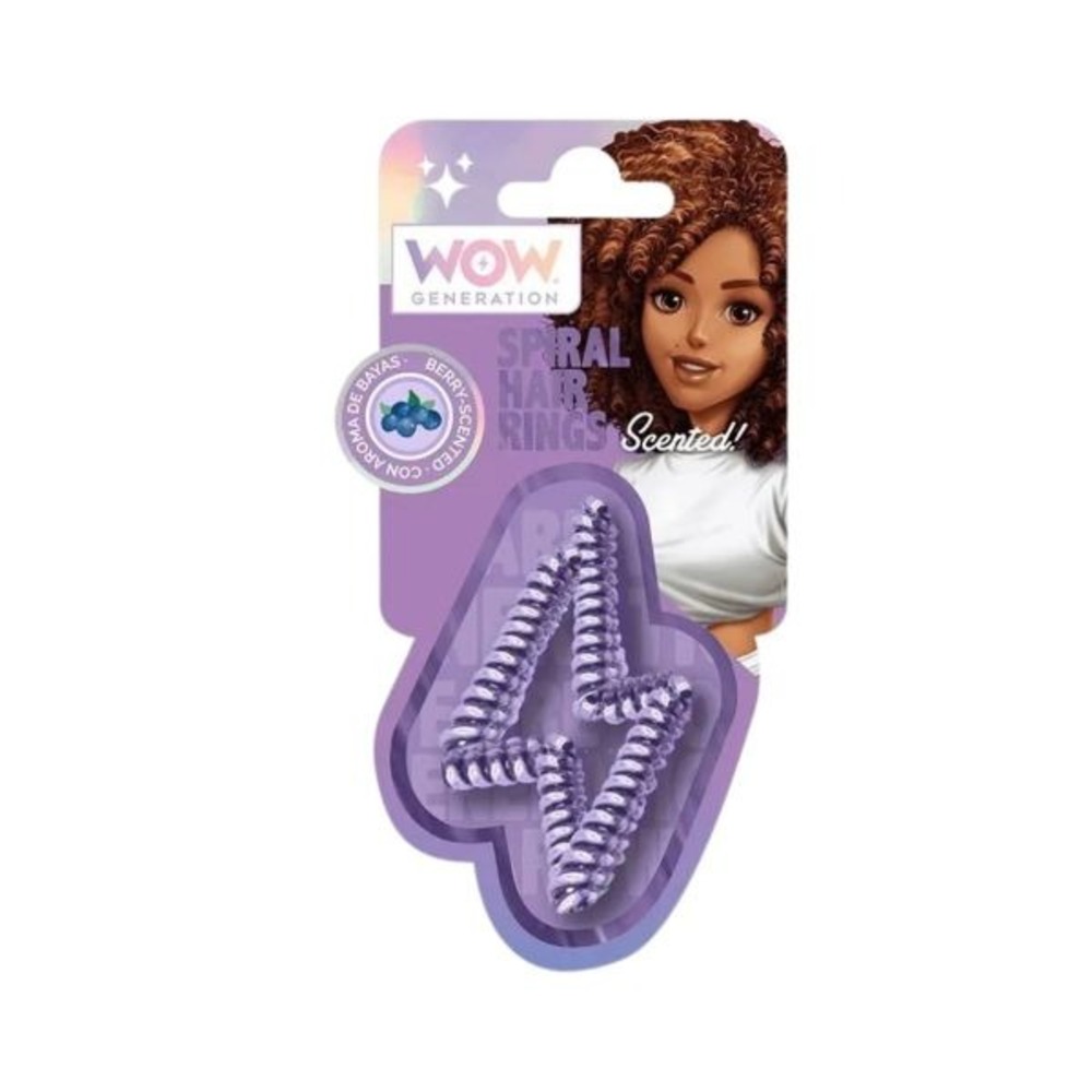 WOW Generation - Shaped & Scented Hair Elastics - Purple