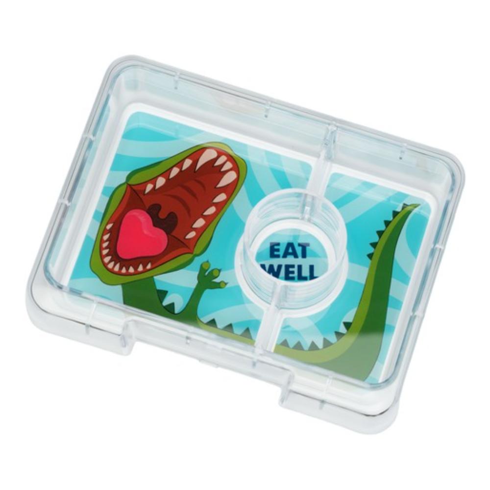 Yumbox - Dinosaur Snack 3 Compartments Tray