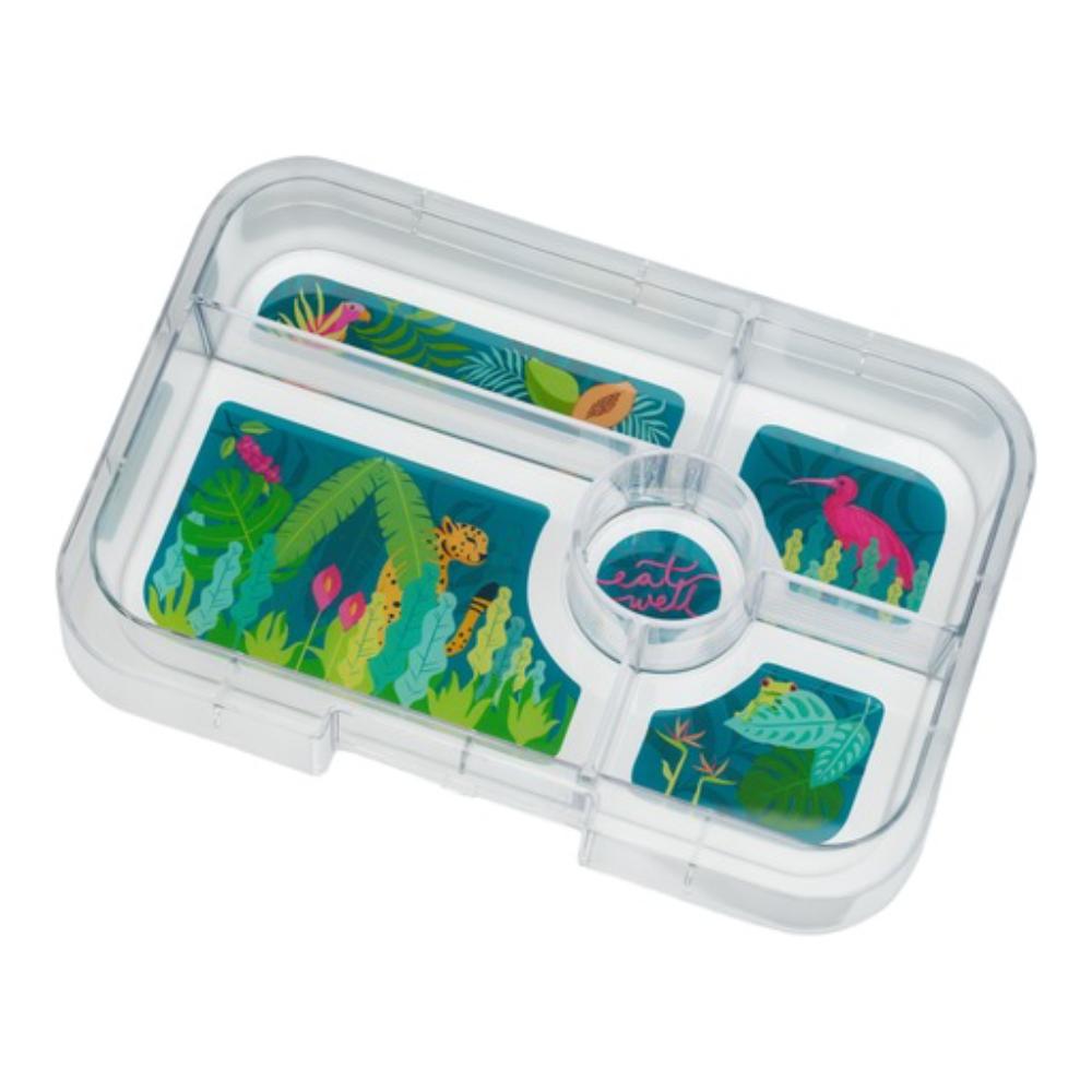 Yumbox - Jungle Tray Pastel 5c Tapas