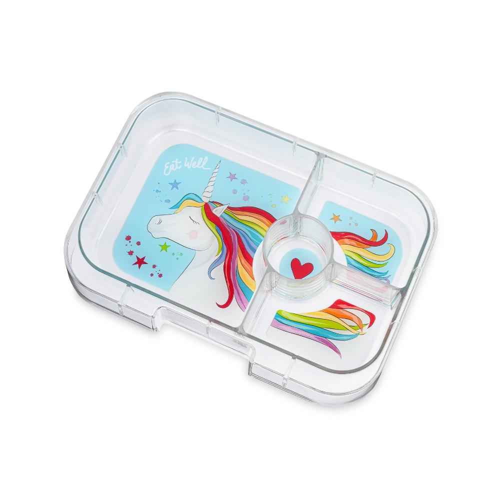 Yumbox - Malibu Purple Unicorn 4 Compartments Lunch Box