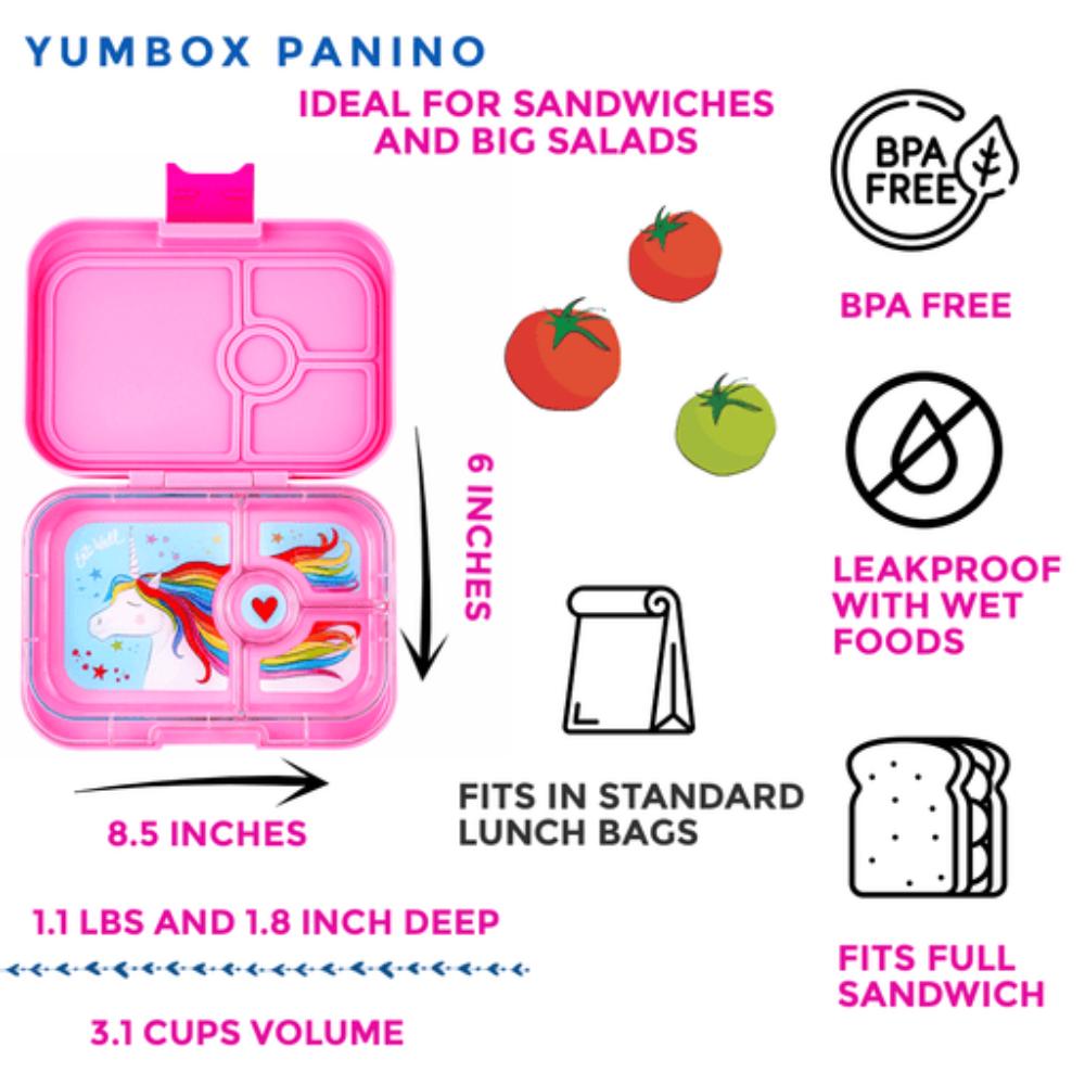 Yumbox - Power Pink Panino Unicorn Lunch Box