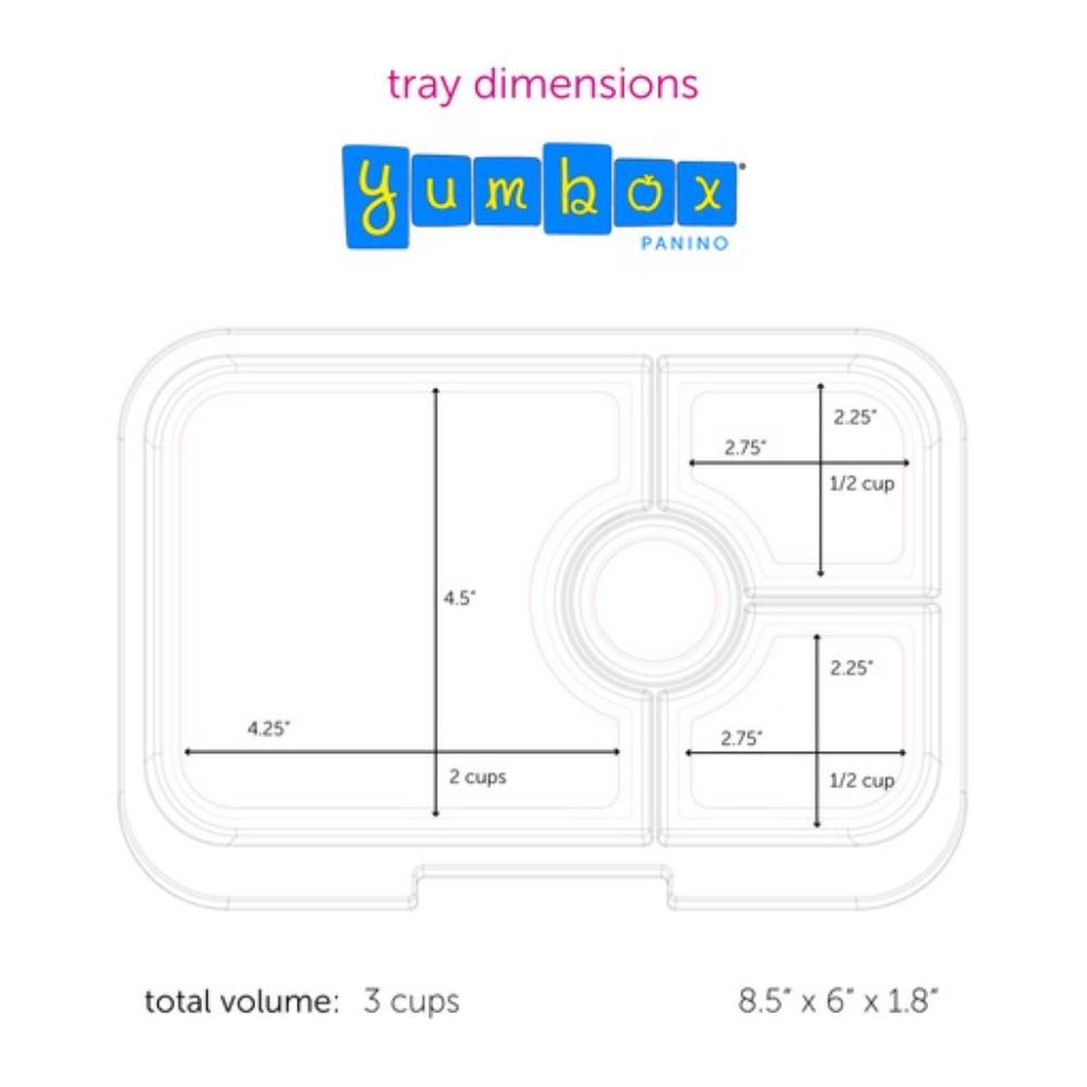 Yumbox - Race Caes Panino 4 Compartments Tray