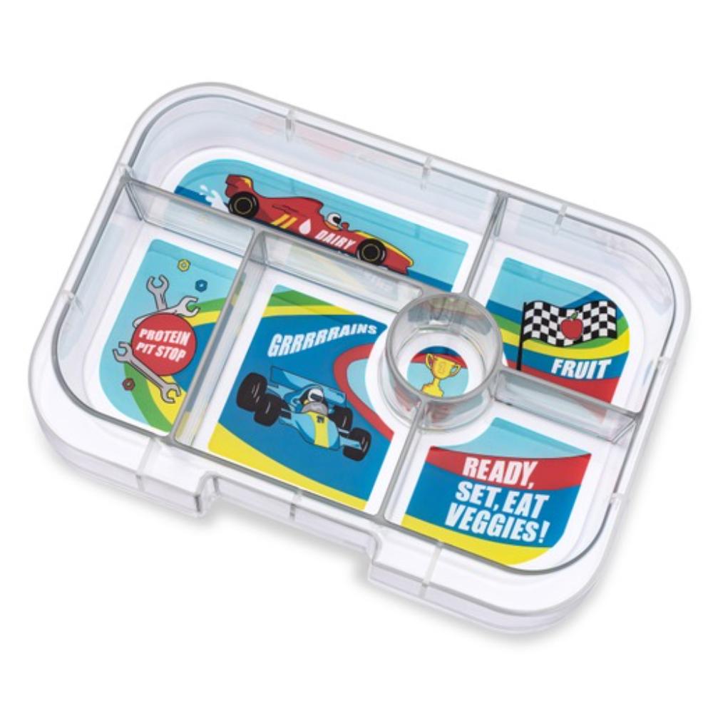 Yumbox - Race Cars Original 6 Compartments Tray