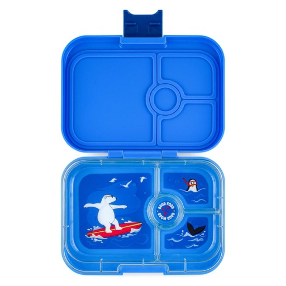 Yumbox - Surf Blue Polar Bear 4 Compartments Panino Lunch Box