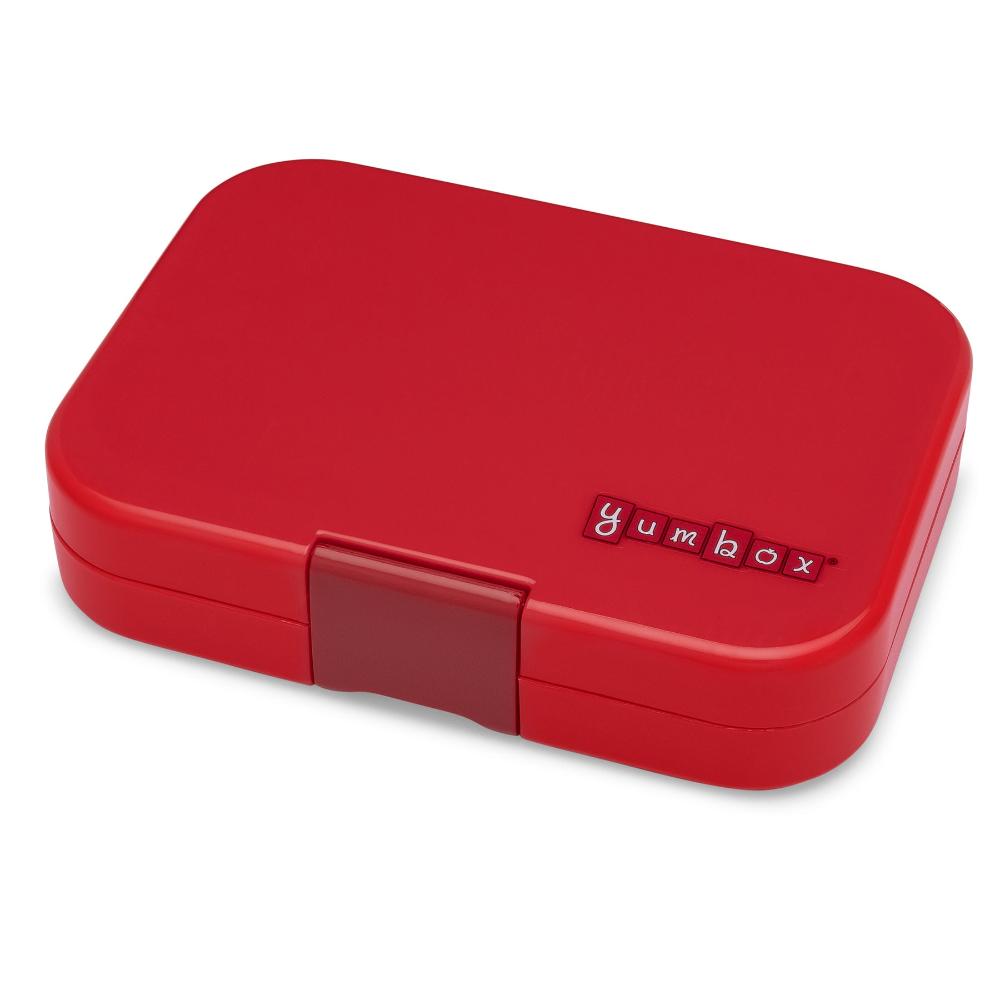 Yumbox - Wow Red 4 Compartments Lunch Box - Dinosaur