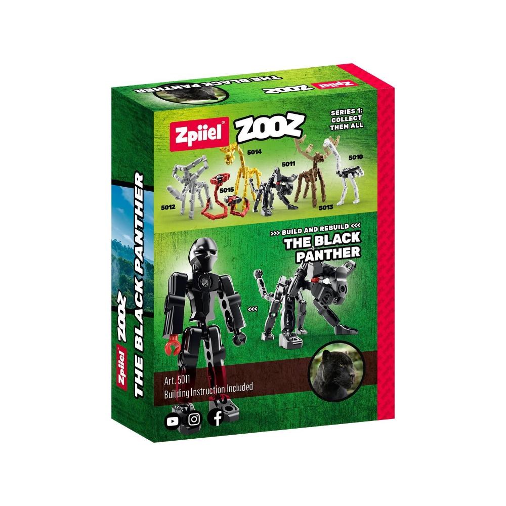 Zpiiel - Zooz The Black Panther Building Set 28pcs
