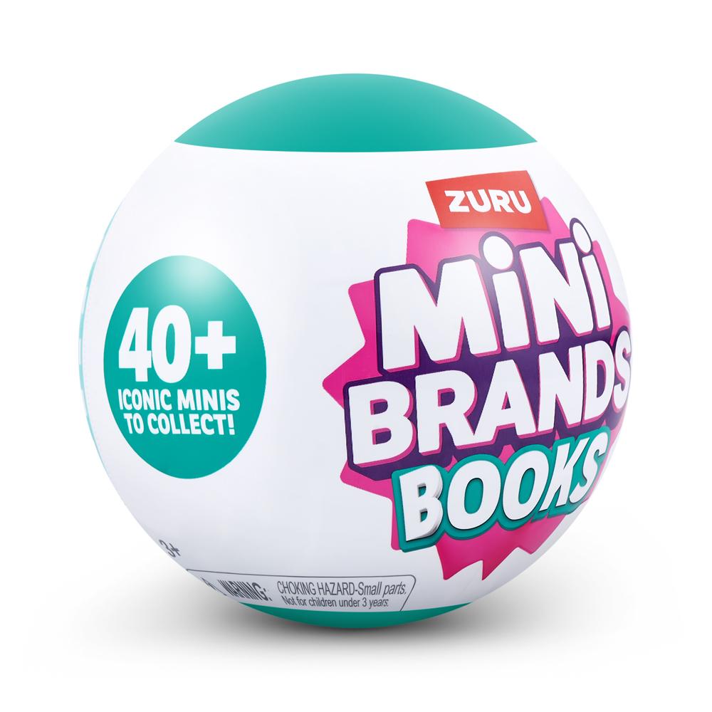 Zuru 5 Surprise - Mini Brands Book's Series 1 40+ Iconic Minis to Collect