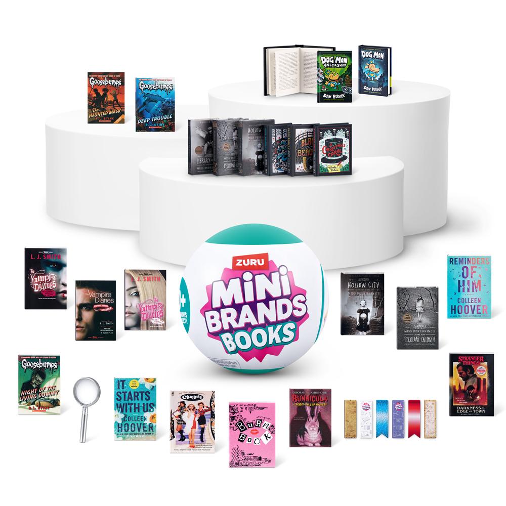Zuru 5 Surprise - Mini Brands Book's Series 1 40+ Iconic Minis to Collect