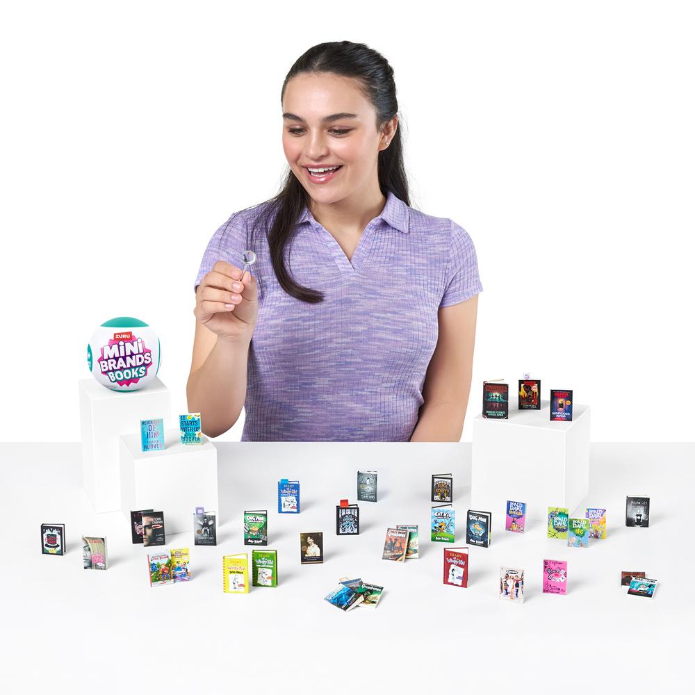 Zuru 5 Surprise - Mini Brands Book's Series 1 40+ Iconic Minis to Collect