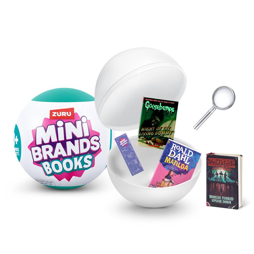 Zuru 5 Surprise - Mini Brands Book's Series 1 40+ Iconic Minis to Collect
