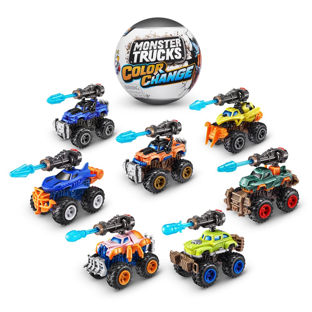 Zuru 5 Surprise - Monster Trucks-S2 Color Change 7 Trucks to Collect