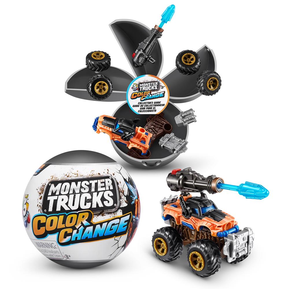 Zuru 5 Surprise - Monster Trucks-S2 Color Change 7 Trucks to Collect