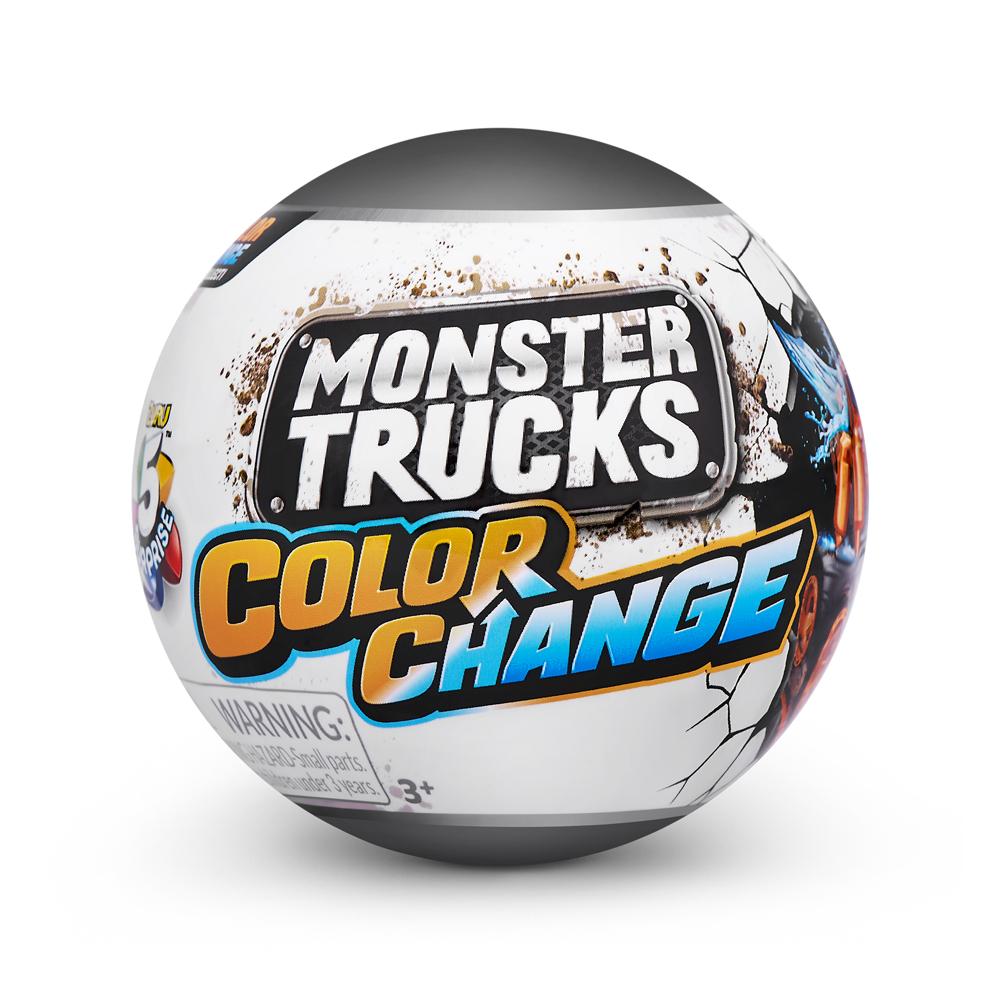 Zuru 5 Surprise - Monster Trucks-S2 Color Change 7 Trucks to Collect