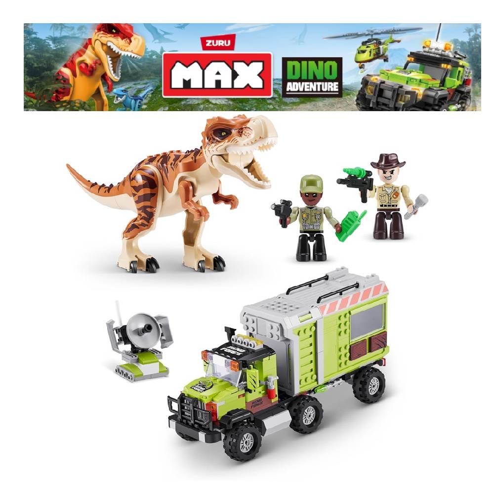Zuru - Max Build More - Dino Adventure T-Rex Attack 9.01 Egg Capsule - 304pcs
