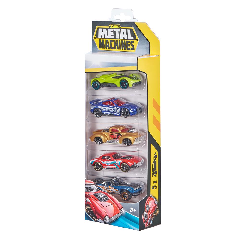 Zuru Metal Machines - Mini Racing Cars Toy 1/64 Pack of 5 - S2