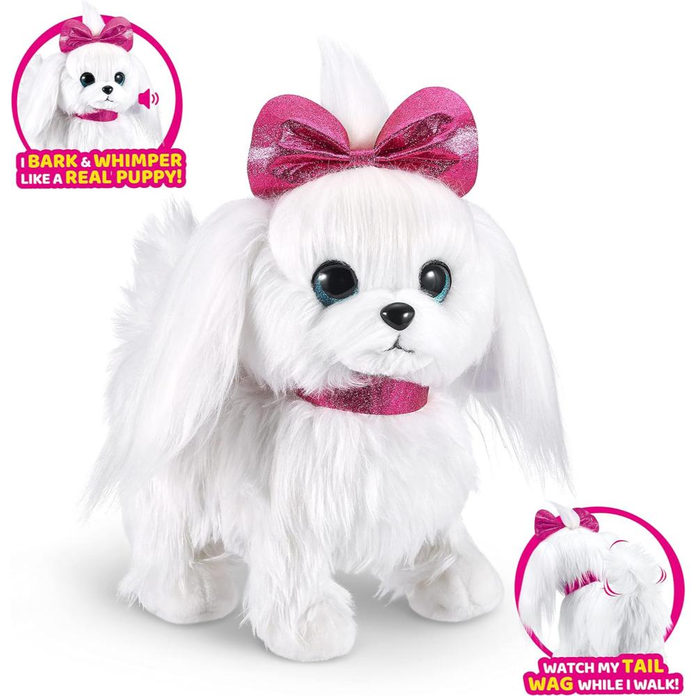 Zuru Pets Alive - “Lil Paw Paw” Interactive Dog Electronic Plush Toy Pet