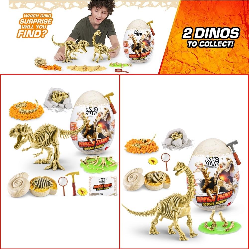 Zuru Robo Alive - "Mega Dino Fossil Find" Surprise!! Egg Collectible Toy