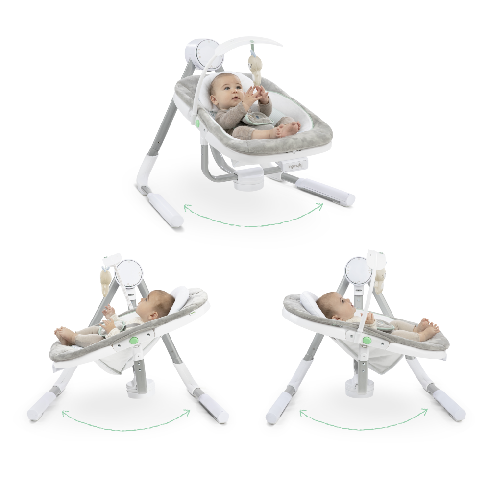 Ingenuity - AnyWay Sway Dual Direction Portable Swing - Spruce
